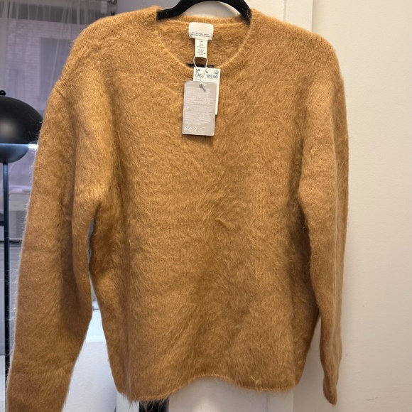 H&M Oversized crewneck Mohair Wool Blend Knit sweater Size S (NWT) - Picture 3 of 3
